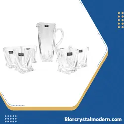 خرید پارچ و لیوان کوتاه کوادرو بوهمیا چک