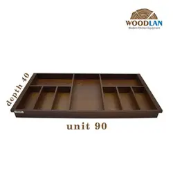 جاقاشق و چنگال چوبی آدلان عمق 40