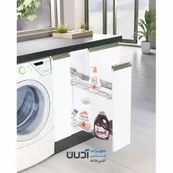 سبد مواد شوینده پهلو با قابلیت نصب به درب(ریل ساچمه ای-ریل تاندم) – سلین3/Selin3