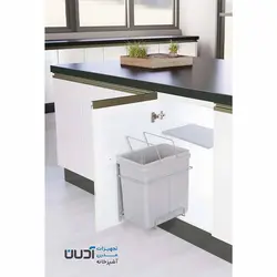 سطل زباله تک مخزنه متوسط درب باز شو (23 لیتری) – رستا/Rasta