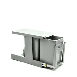 سطل زباله دومخزنه کوچک ریل کف (24لیتری) – سلما