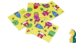پازل 9 تیکه چلُ 9 طرح ابله (Crazy 9 Doodles)