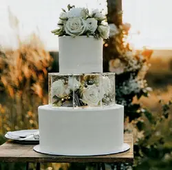 استراکچر شفاف کیک