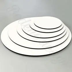 سینی کیک 6میل ( یک رو سفید ) بسته 2تایی