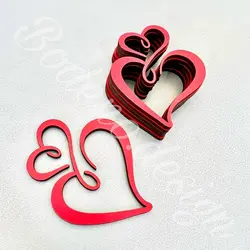 مینی تاپر دو قلبی code 804