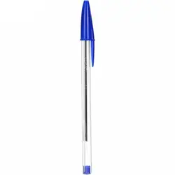 خودکار بیک آبی مدل کریستال اورجینال کد BB02