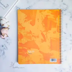 دفتر 100 برگ خطدار رحلی سم پرفراژ دار کد 02