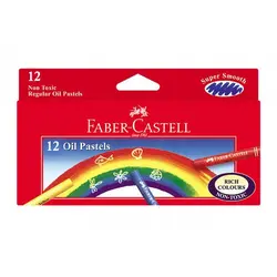 پاستل روغنی 12 رنگ فابرکاستل 126012