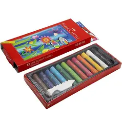 پاستل روغنی 12 رنگ فابرکاستل 126012