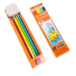 مداد رنگی 6 رنگ ووک مدل برلیانت کالر