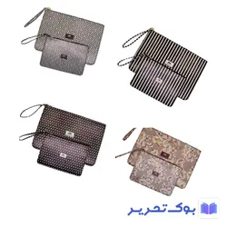 پوشه زیپ دار پالرمو سایز A5 کلیپس