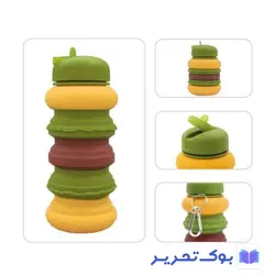 قمقمه سیلیکونی همبرگر اسکول فنس کد 9332