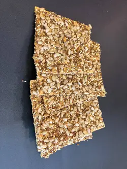 جو خشک نازک ورقه ای تخمه و کنجد