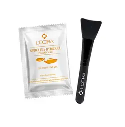 ماسک پودری اسپیرولینا هیدروژلی حاوی سفیده تخم مرغ و کیوتن 5 عددی