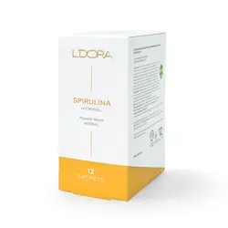 ماسک پودری اسپیرولینا هیدروژلی سفیده تخم مرغ و کیوتن 12 عددی