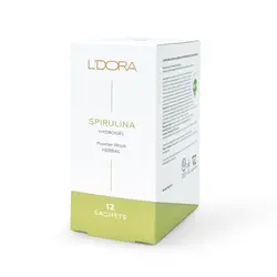 ماسک پودری اسپیرولینا هیدروژلی حاوی مورینگا 12 عددی