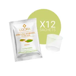 ماسک پودری اسپیرولینا هیدروژلی حاوی مورینگا 12 عددی