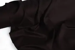 پارچه مقنعه ای پلی استر ویسکوز عرض 90 بروجرد ساده رنگ قهوه ای کد 0740