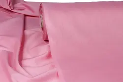 پارچه مقنعه ای پلی استر ویسکوز عرض 90 بروجرد ساده رنگ صورتي