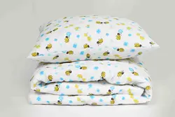 ست لحاف گلدوزی کودک و نوزادی هفت تکه بروجرد طرح چیکن رنگ 08