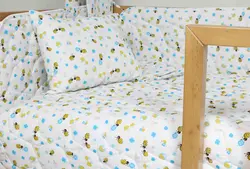 ست لحاف گلدوزی کودک و نوزادی هفت تکه بروجرد طرح چیکن رنگ 08