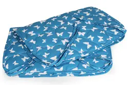 ست لحاف گلدوزی کودک و نوزادی هفت تکه بروجرد طرح پروانه رنگ 05