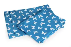 ست لحاف گلدوزی کودک و نوزادی هفت تکه بروجرد طرح پروانه رنگ 05