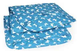 ست لحاف گلدوزی کودک و نوزادی هفت تکه بروجرد طرح پروانه رنگ 05