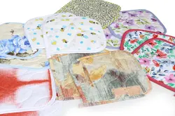 دستگیره ظروف پنبه دوز دو تکه بروجرد طرح گوناگون رنگ 22