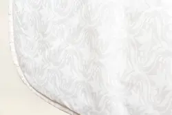 لحاف تک بزرگسال دو نفره 180 بروجرد طرح مات وایت رنگ 02 کرم مارکیز