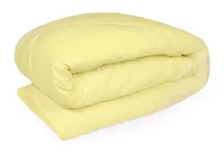 لحاف تک بزرگسال دو نفره بروجرد 180 ساده رنگ لیمویی 111611