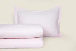 ست لحاف بزرگسال یک نفره سه تکه 90 بروجرد طرح هتلی رنگ صورتی کد 0010