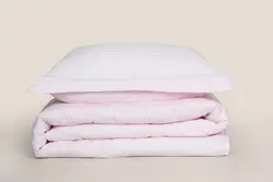 ست لحاف بزرگسال یک نفره سه تکه 90 بروجرد طرح هتلی رنگ صورتی کد 0010