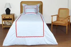 ست لحاف وکاور بزرگسال گلدوزی یک نفره شش تکه بروجرد طرح میراندا موناکو2 رنگ 18