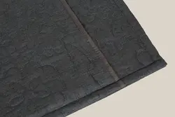 ملحفه روبالشی قابدار 2 تکه 50*70 بروجرد طرح اولتراتروپیکال رنگ طوسی تیره