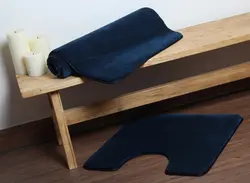 پادری آب گیر مستطیل دو تکه رنگ آبی نفتی