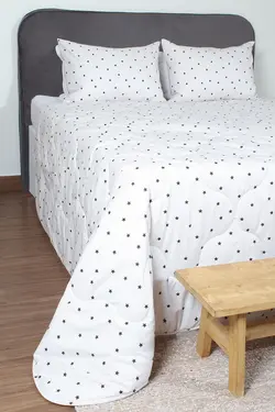 ست لحاف بزرگسال دو نفره سه تکه 180 بروجرد طرح پلاریس1 رنگ 06