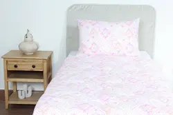 ست لحاف بزرگسال یک نفره دو تکه 90 بروجرد طرح ماهو رنگ 02