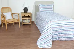 ست لحاف بزرگسال یک نفره سه تکه 90 بروجرد طرح  تاتای رنگ 01