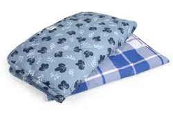 تشک سفری نوزادی پنبه دوز يک تکه 60*80 بروجرد طرح گوناگون رنگ گوناگون