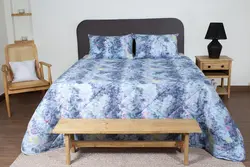 ست لحاف بزرگسال دو نفره سه تکه 180 بروجرد طرح لورا رنگ 01