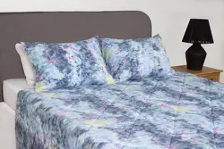 ست لحاف بزرگسال دو نفره سه تکه 180 بروجرد طرح لورا رنگ 01