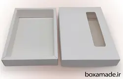 جعبه شیرینی و باقلوا طلقی سایز 14 در 21 ارتفاع 4 کد 1433