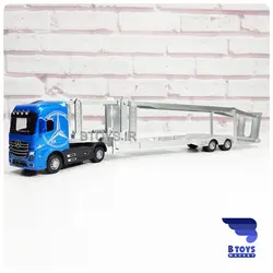 ماکت تریلی خودرو بر مرسدس بنز آکتروس آبی(Mercedes Benz Actros)
