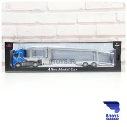 ماکت تریلی خودرو بر مرسدس بنز آکتروس آبی(Mercedes Benz Actros)