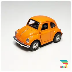 ماکت فلزی فولکس بیتل فانتزی نارنجی(Volkswagen Beetle)