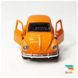 ماکت فلزی فولکس بیتل فانتزی نارنجی(Volkswagen Beetle)