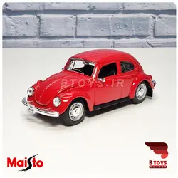 ماکت ماشین فلزی فولکس بیتل قرمز(Vlkswagen Beetle Maisto)