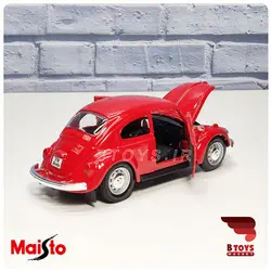 ماکت ماشین فلزی فولکس بیتل قرمز(Vlkswagen Beetle Maisto)