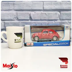 ماکت ماشین فلزی فولکس بیتل قرمز(Vlkswagen Beetle Maisto)